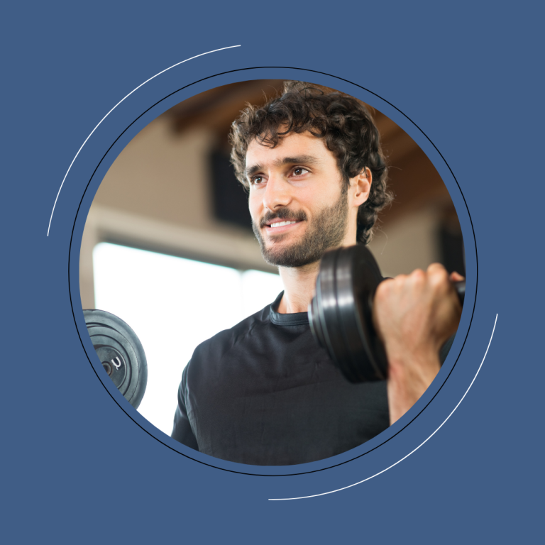 man working out
